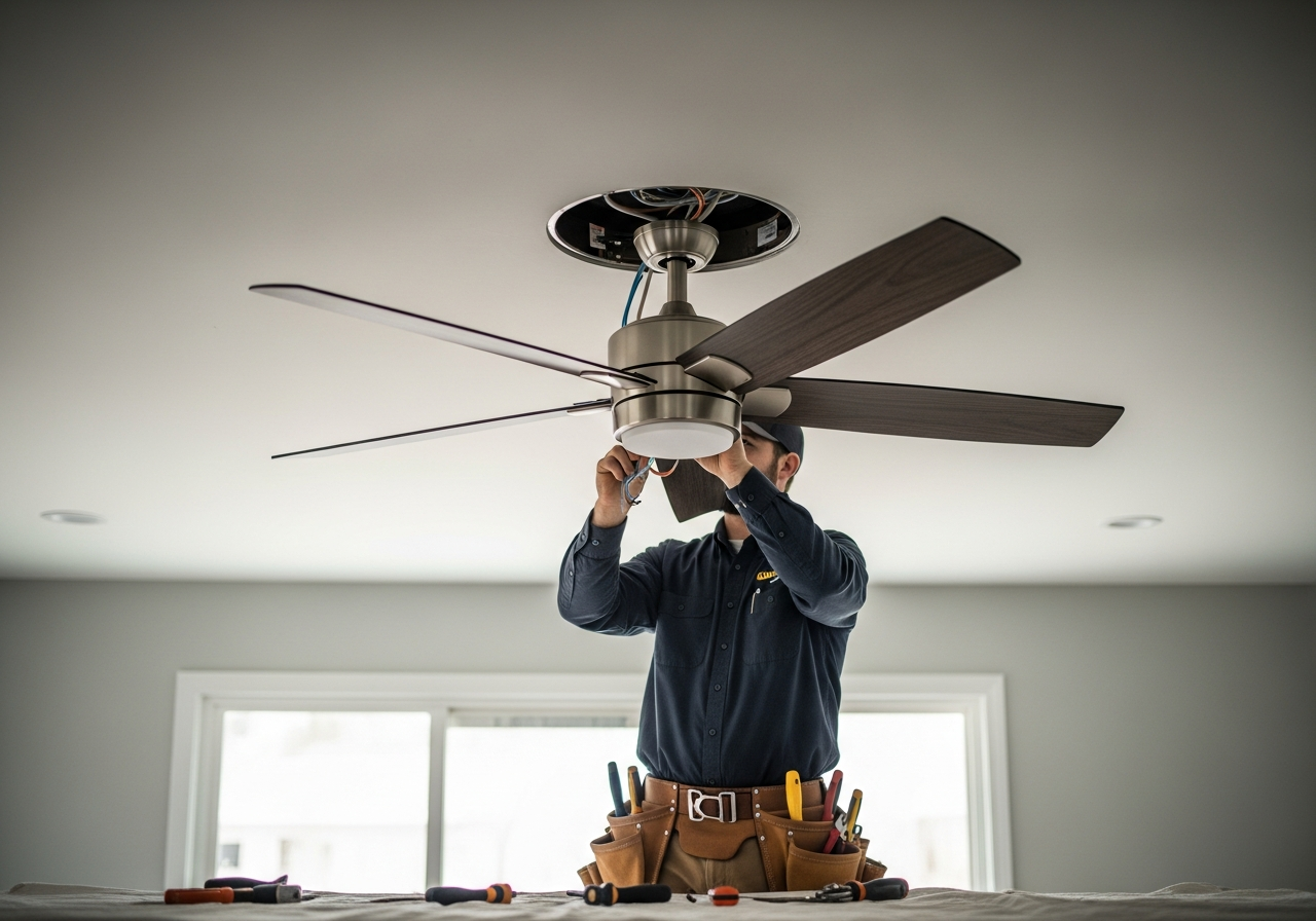 New Ceiling Fan Installation